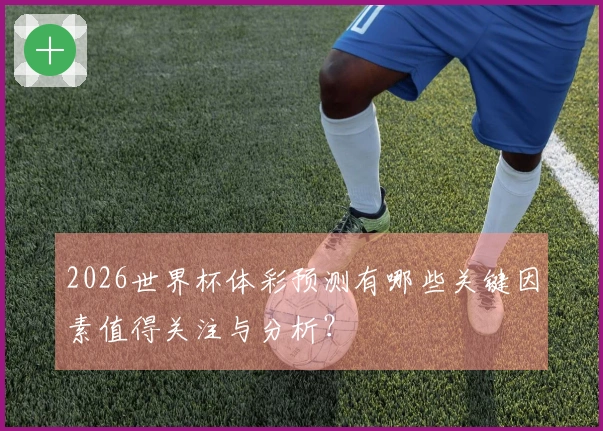 2026世界杯体彩预测有哪些关键因素值得关注与分析？