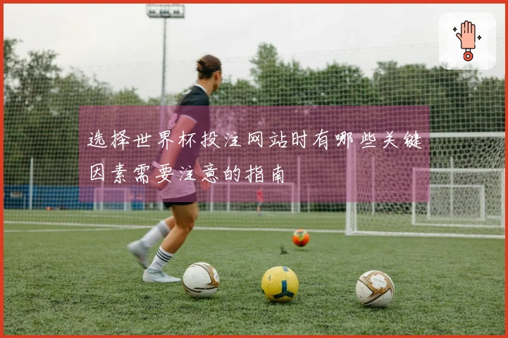 选择世界杯投注网站时有哪些关键因素需要注意的指南